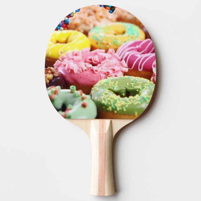 sprinkle balls doughnuts ping pong paddle (Back)