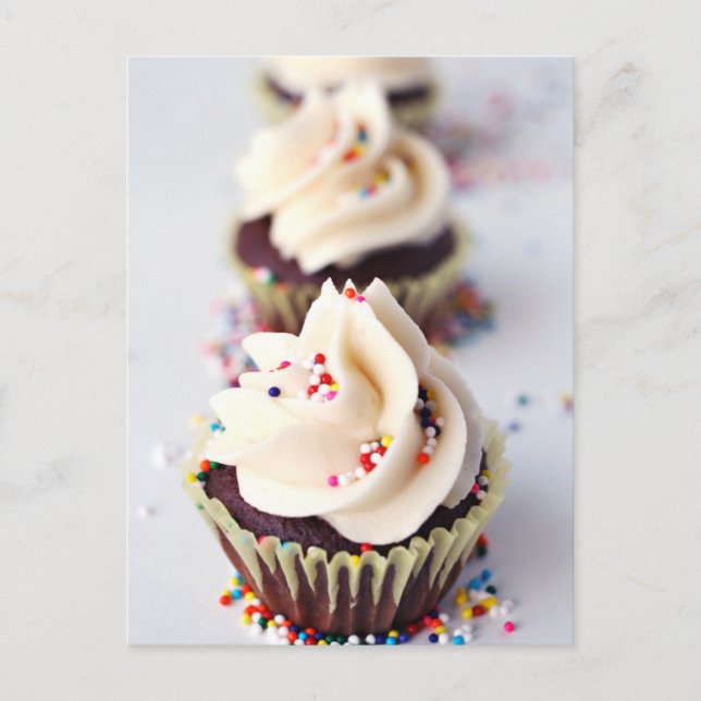 Sprinkle Cupcakes Postcard (Front)