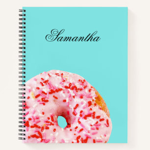 Sprinkle Donut Notebook
