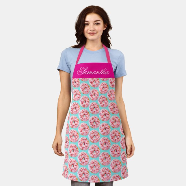 Sprinkle Doughnut Apron (Worn)