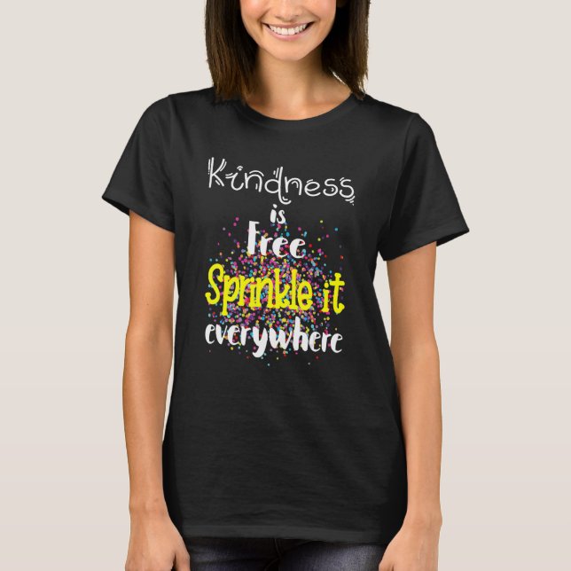 Sprinkle Kind Orange Kindness Day Anti Bullying &  T-Shirt (Front)