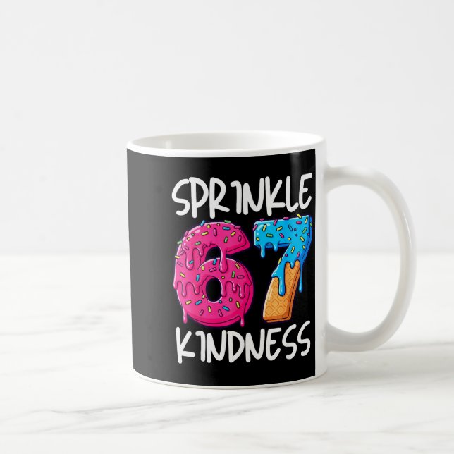 Sprinkle Kindness Family Matching Doughnut Ice-cre Coffee Mug (Right)