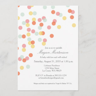 Sprinkle Shower Invitation