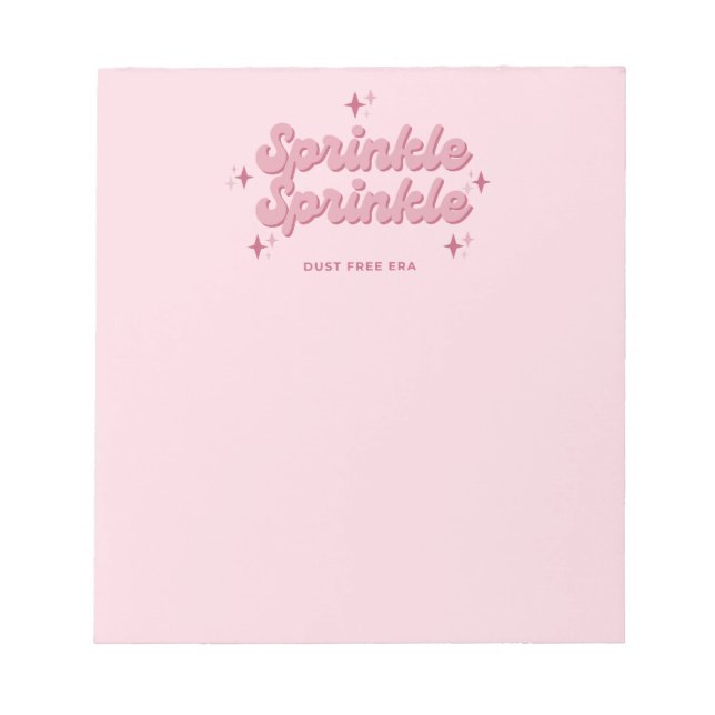 Sprinkle sprinkle Notepad  (Front)