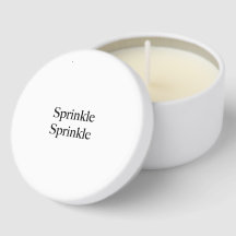 Sprinkle Sprinkle Soy Wax Candle Favour
