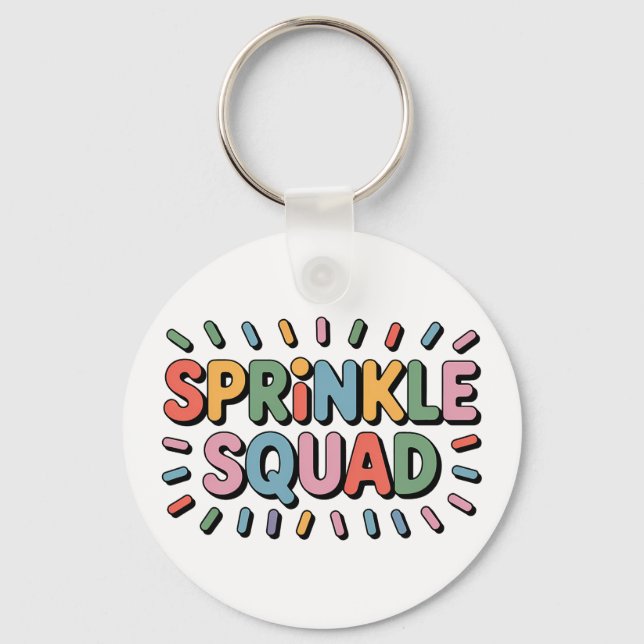 Sprinkle Squad | Baby Sprinkle Keychain (Front)