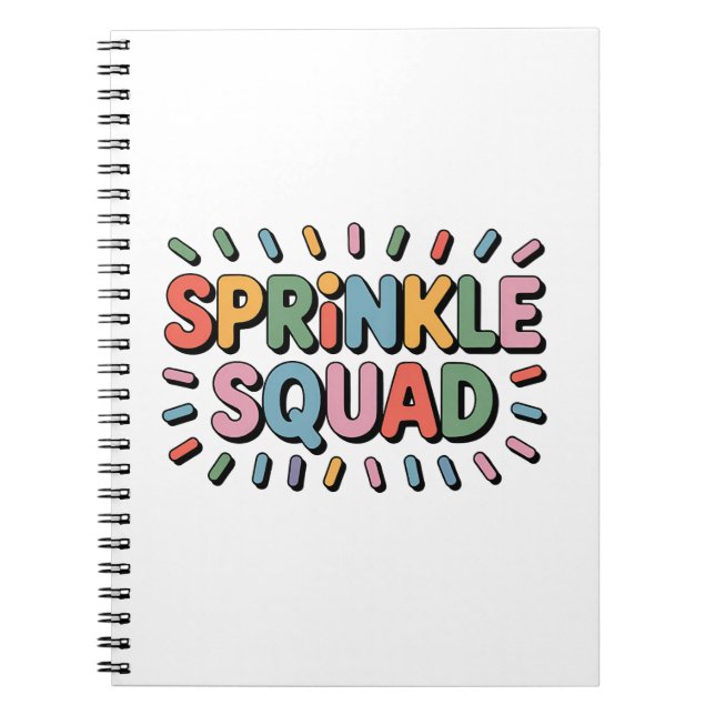 Sprinkle Squad | Baby Sprinkle Notebook (Front)
