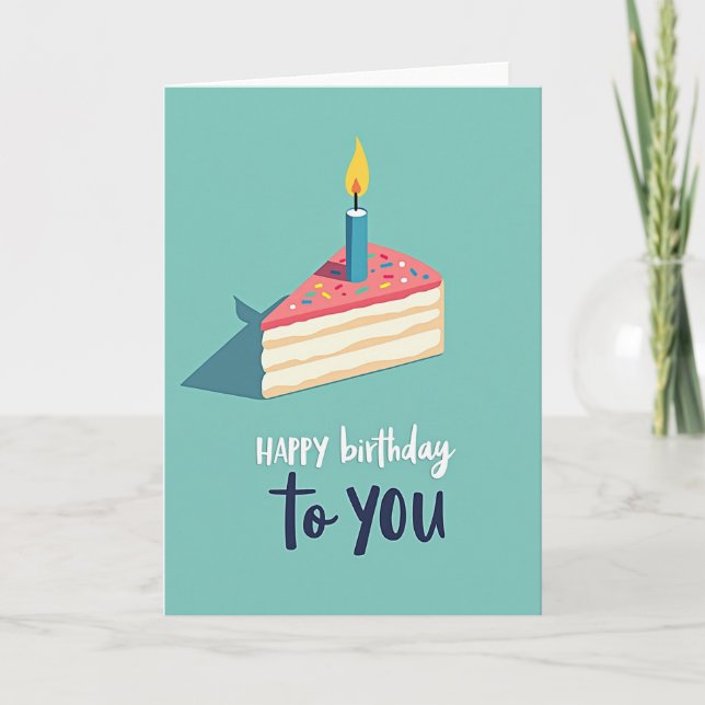 Sprinkled Birthday Treat Card (Front)