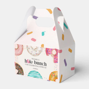 Sprinkled Doughnut Birthday Party Favour Box