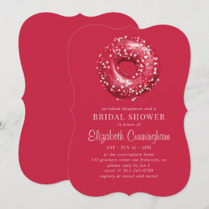 Sprinkled Doughnuts and a Bridal Shower Invitation