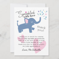 Sprinkled With Love Cute Elephant Baby Sprinkle