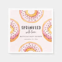 Sprinkled with love doughnut baby shower