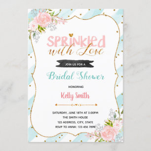 Sprinkled with love party invitation
