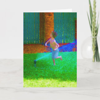 Sprinkler Dance Card