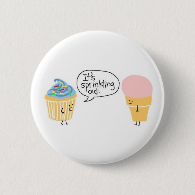 Sprinkles 2 Inch Round Button (Front)