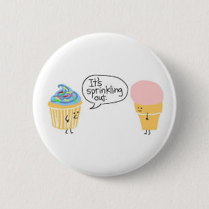 Sprinkles 2 Inch Round Button