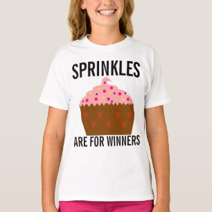 Sprinkles are for winners, Kids Cupcake t-shirts
