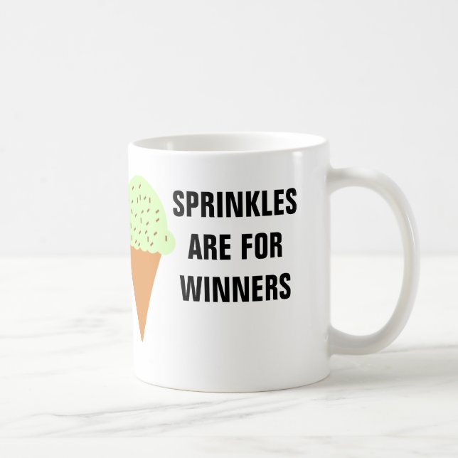 Sprinkles are for winners mug (Right)