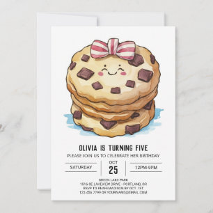  Sprinkles Children Online Cookies Birthday Invitation