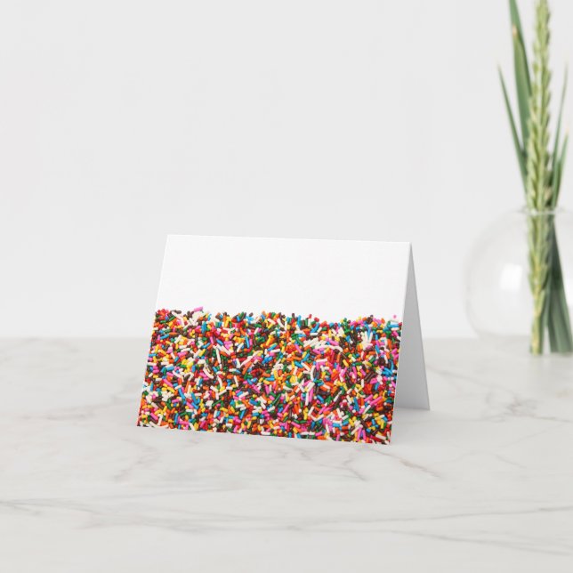 Sprinkles-Filled Cards (Front)
