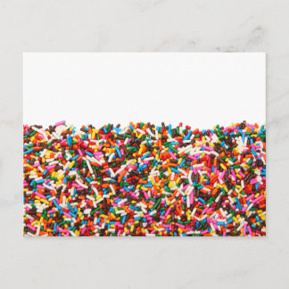 Sprinkles-Filled Postcard