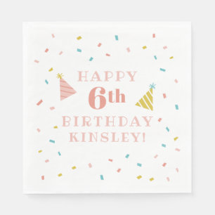 Sprinkles Kids Birthday Party Napkin