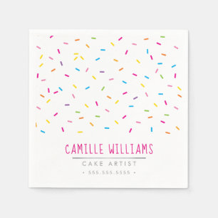 SPRINKLES modern cute patterned colourful fun part Napkin