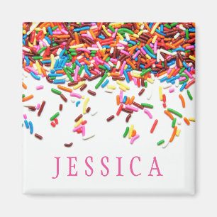 Sprinkles Personalized Magnet