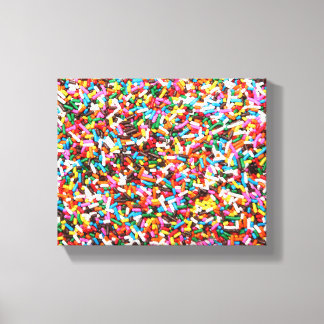 Sprinkles Stretched Canvas Print