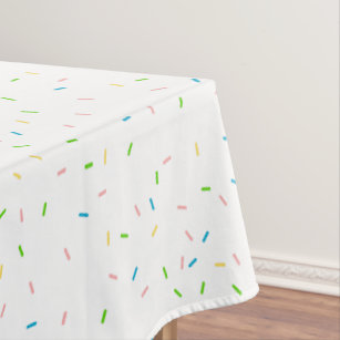 sprinkle table cloth