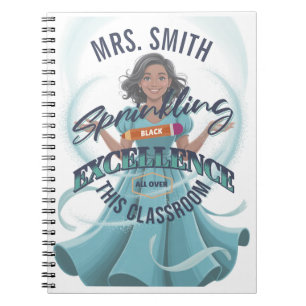 Sprinkling Black Excellence Personalized Journal