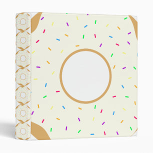 Sprinkly Doughnut Binder