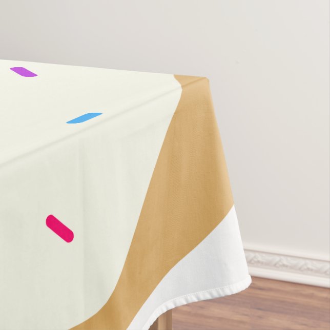 Sprinkly Doughnut Tablecloth (In Situ)