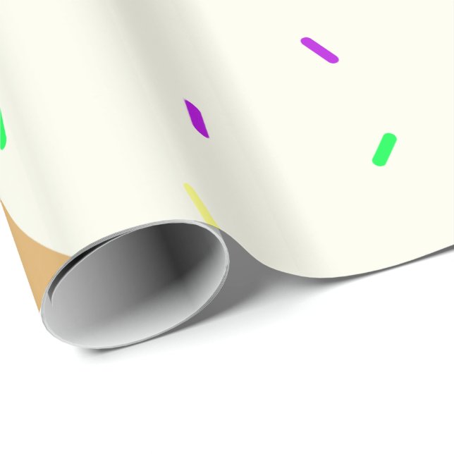 Sprinkly Doughnut Wrapping Paper (Roll Corner)