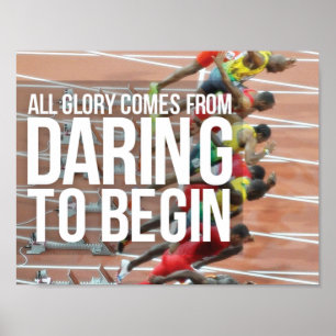 Sprint Athletics Motivational Poster