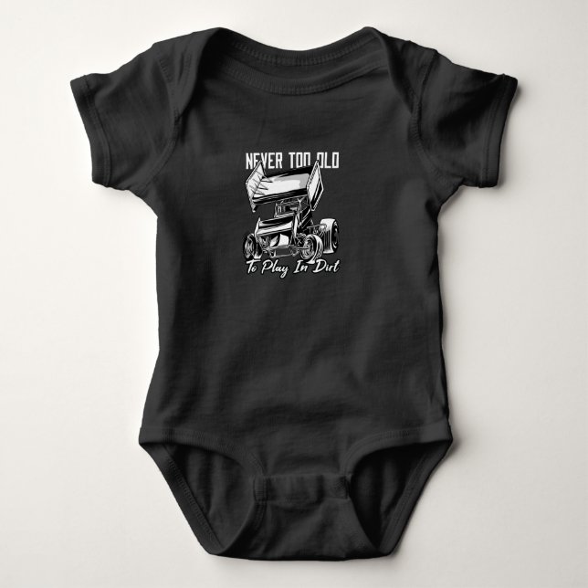 Sprint Car Baby Bodysuit (Front)