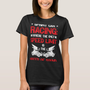 Sprint Car Dirt Track Racing Drag Racer Sprint Car T-Shirt
