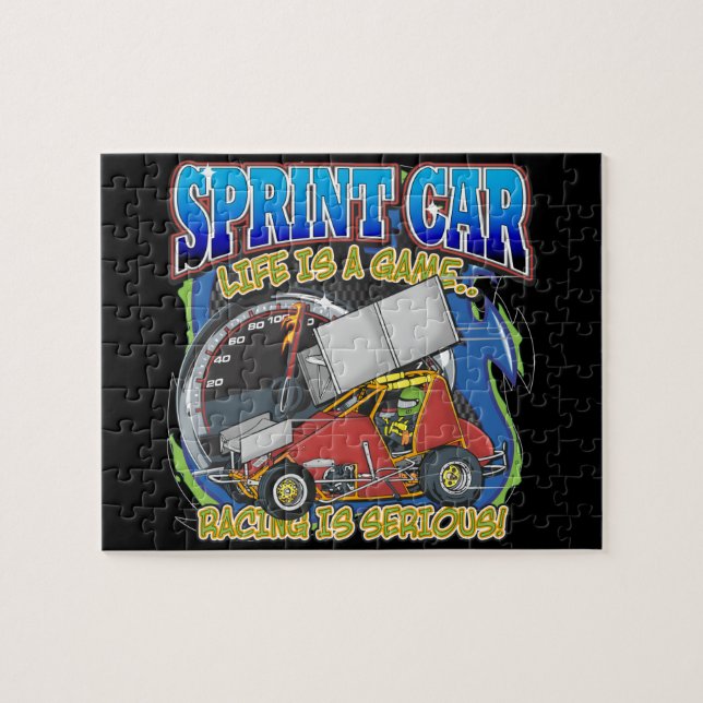 Sprint Car Life Jigsaw Puzzle (Horizontal)