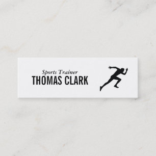 Sprinter Sports Trainer Mini Business Card