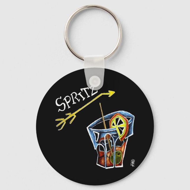 Spritz Aperol Accessories and Gifts - Venice Italy Keychain (Front)
