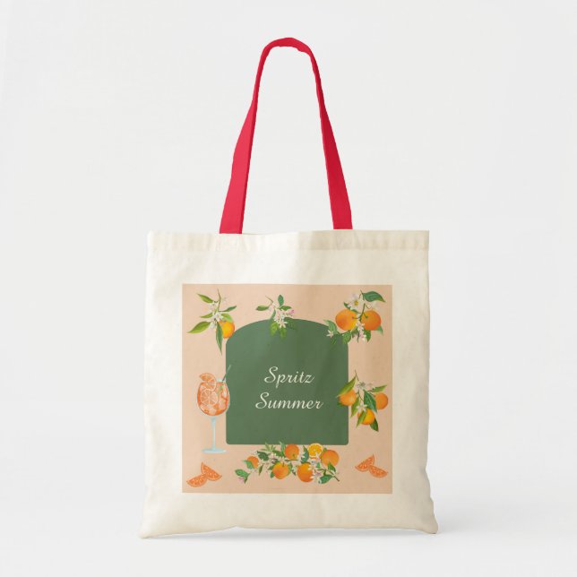 Spritz Summer Birthday Tote Bag (Front)