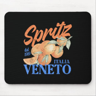 Spritz Veneto Dal 1919 Italia Vintage Orange Wine Mouse Pad