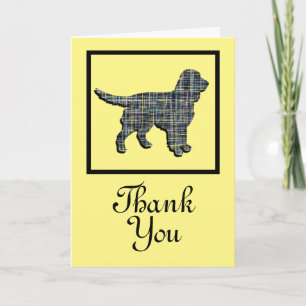 Sprocker Spaniel Dog Thank You Greeting Card