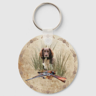Sprocker Spaniel Tapestry Poster Triptych Acrylic Keychain