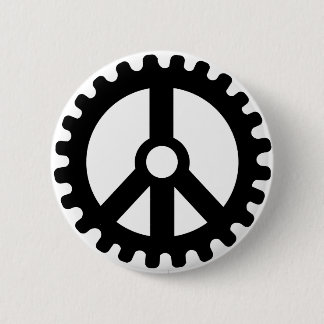 Sprocket of Peace-Button 2 Inch Round Button