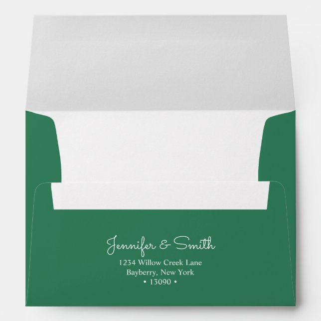 Spruce A7 Envelope minimalist & in inviting tone (Back (Bottom))