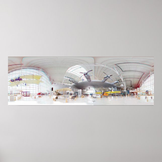 Spruce Goose 3D 360 Degree Panorama Poster (Front)