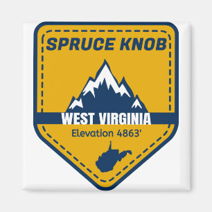 Spruce Knob West Virginia Magnet