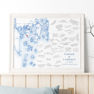 Spruce Point Inn Mariage Blue Guster Poster du liv