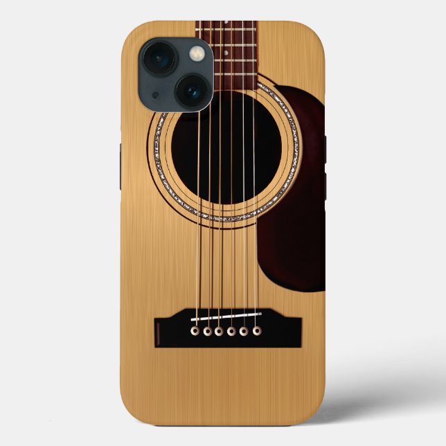 Spruce Top Acoustic Guitar Case-Mate iPhone Case (Back)